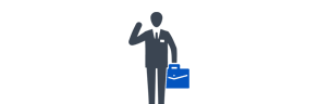 Man with Suitcase Icon